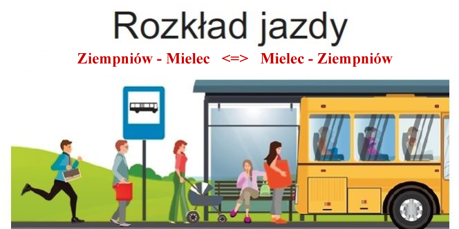 Miniaturka artykułu Rozkład jazdy pilotażowego programu transportu publicznego trasa Ziempniów – Mielec <=>  Mielec – Ziempniów