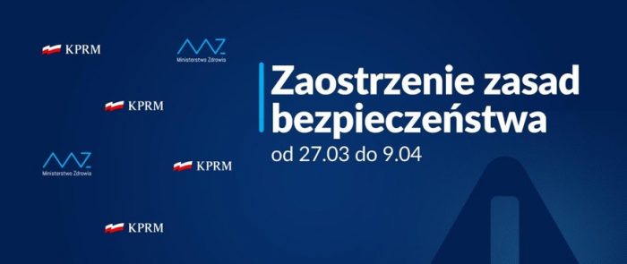 Miniaturka artykułu Nowe zasady bezpieczeństwa od 27 marca do 9 kwietnia 2021 r.