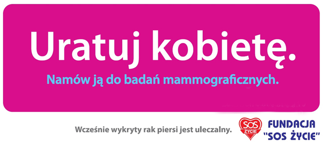 Miniaturka artykułu Fundacja SOS Życie zaprasza na bezpłatne badania mammograficzne i cytologiczne w Czerminie