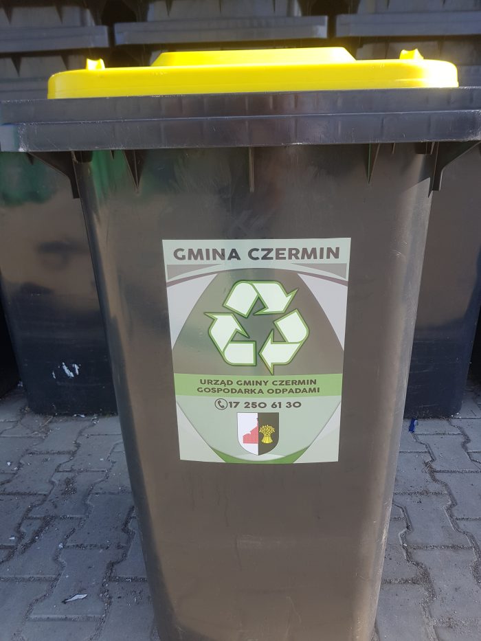 Miniaturka artykułu Nowe pojemniki na odpady zmieszane dla mieszkańców Gminy Czermin
