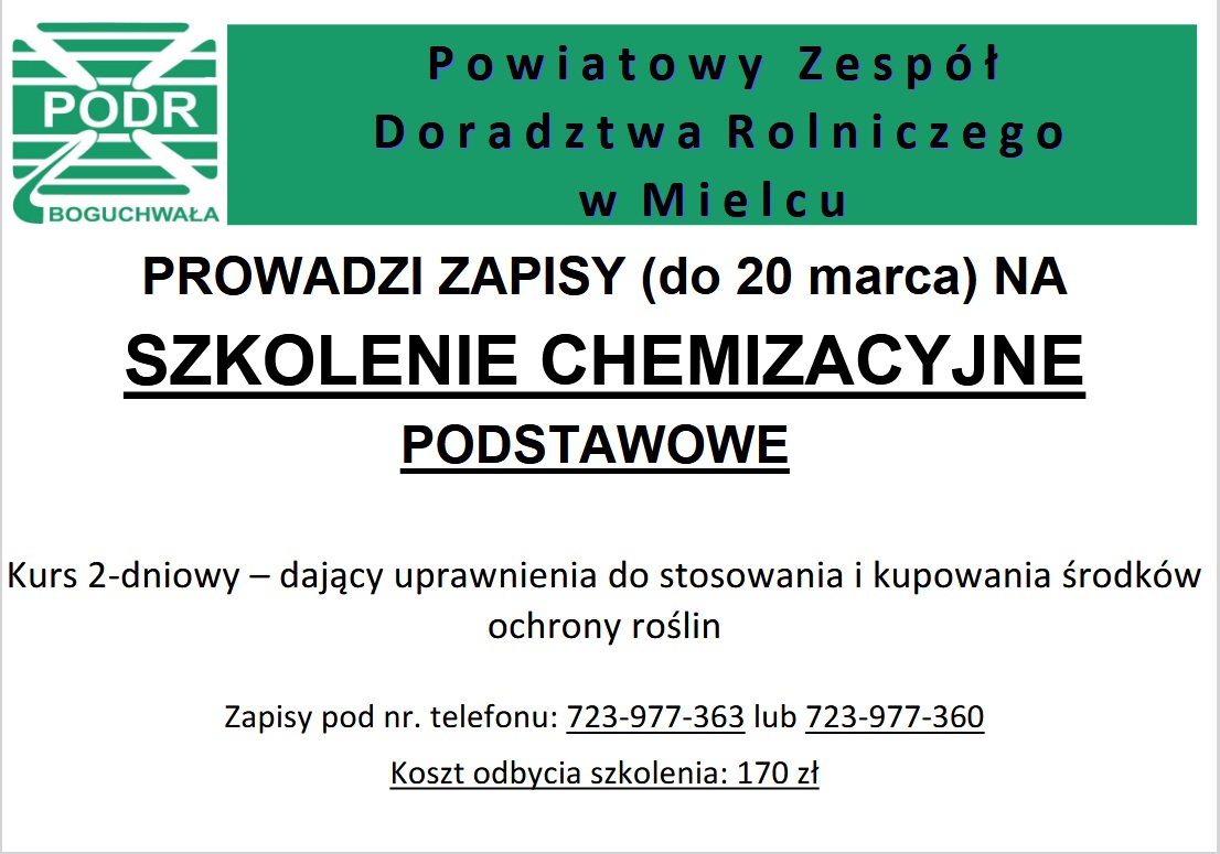 Miniaturka artykułu SZKOLENIE CHEMIZACYJNE PODSTAWOWE (2-dniowe)