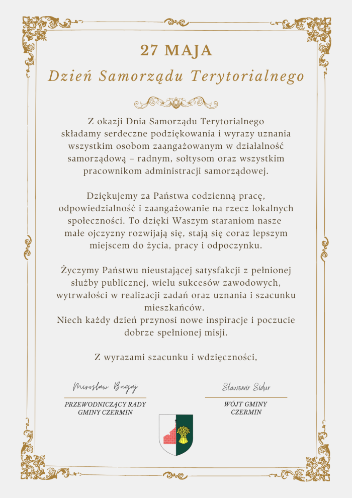 Miniaturka artykułu 27 maja – Dzień Samorządu Terytorialnego