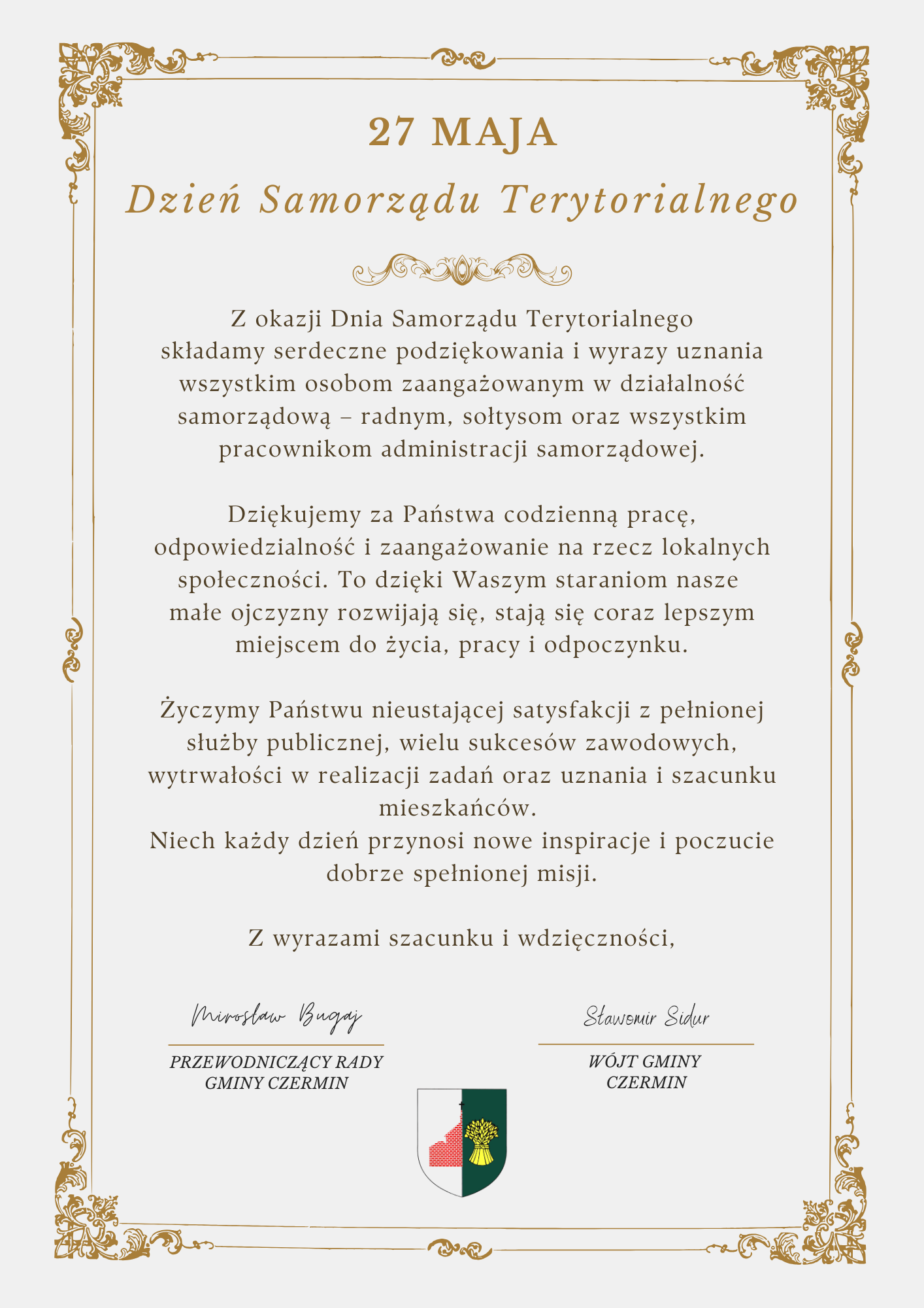 Miniaturka artykułu 27 maja – Dzień Samorządu Terytorialnego