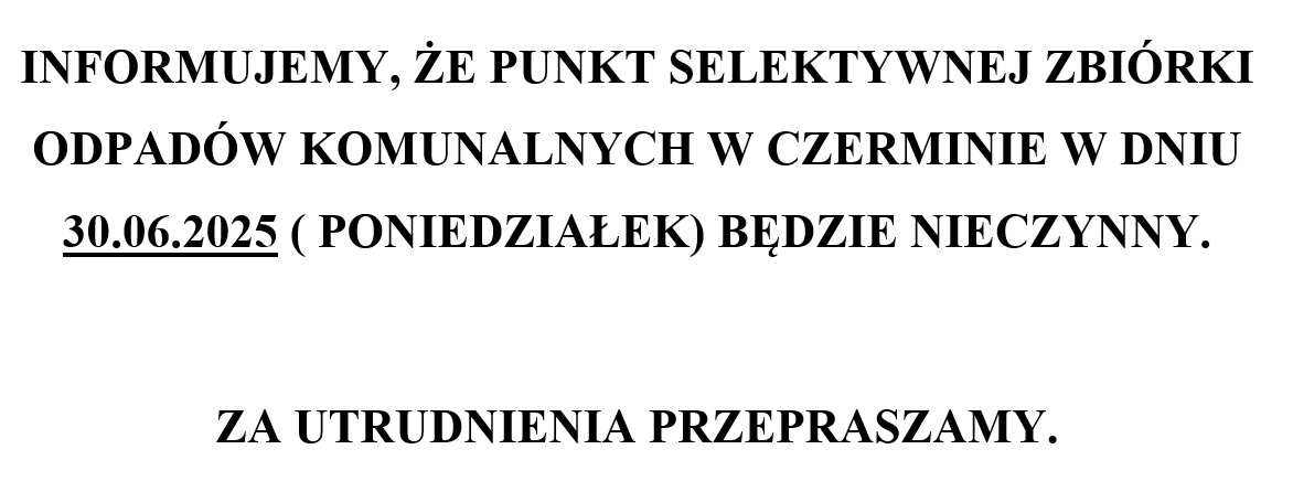 Miniaturka artykułu INFORMACJA
