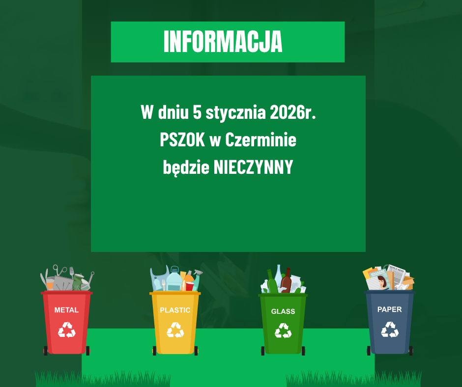 Miniaturka artykułu INFORMACJA – PSZOK 05.01.2026