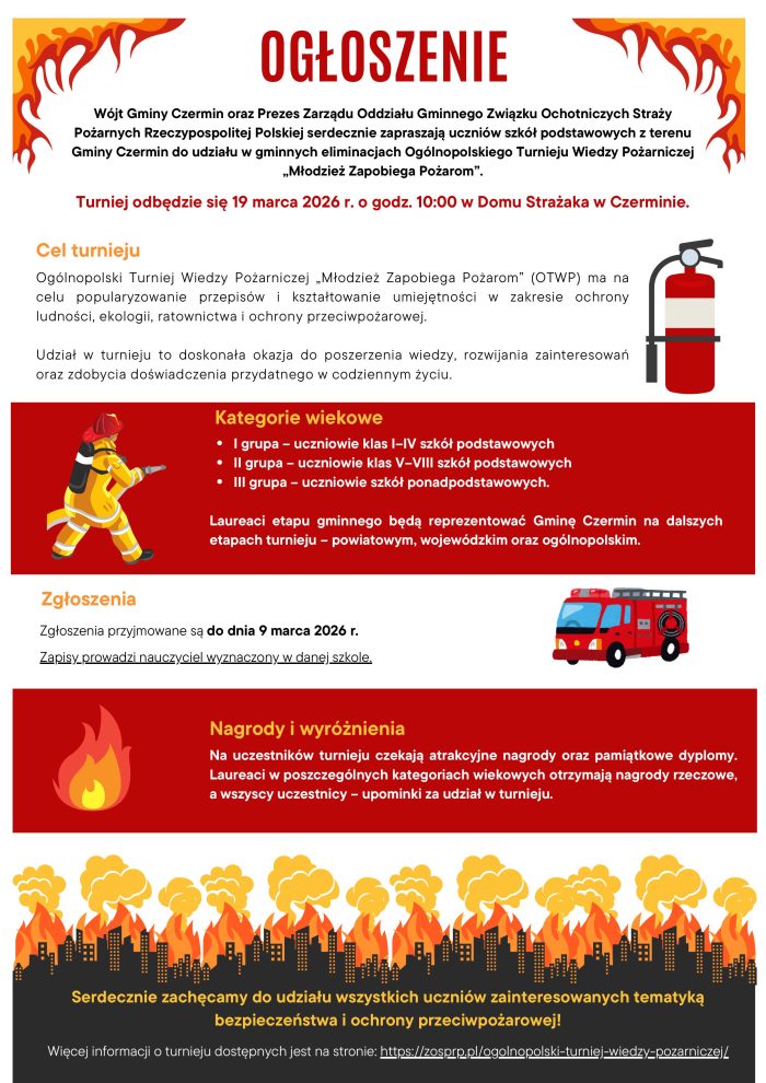 Miniaturka artykułu Ogólnopolski Turniej Wiedzy Pożarniczej 2026