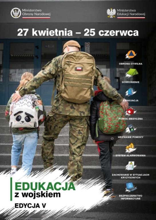 Miniaturka artykułu Piąta edycja projektu edukacyjno-obronnego „Edukacja z wojskiem”