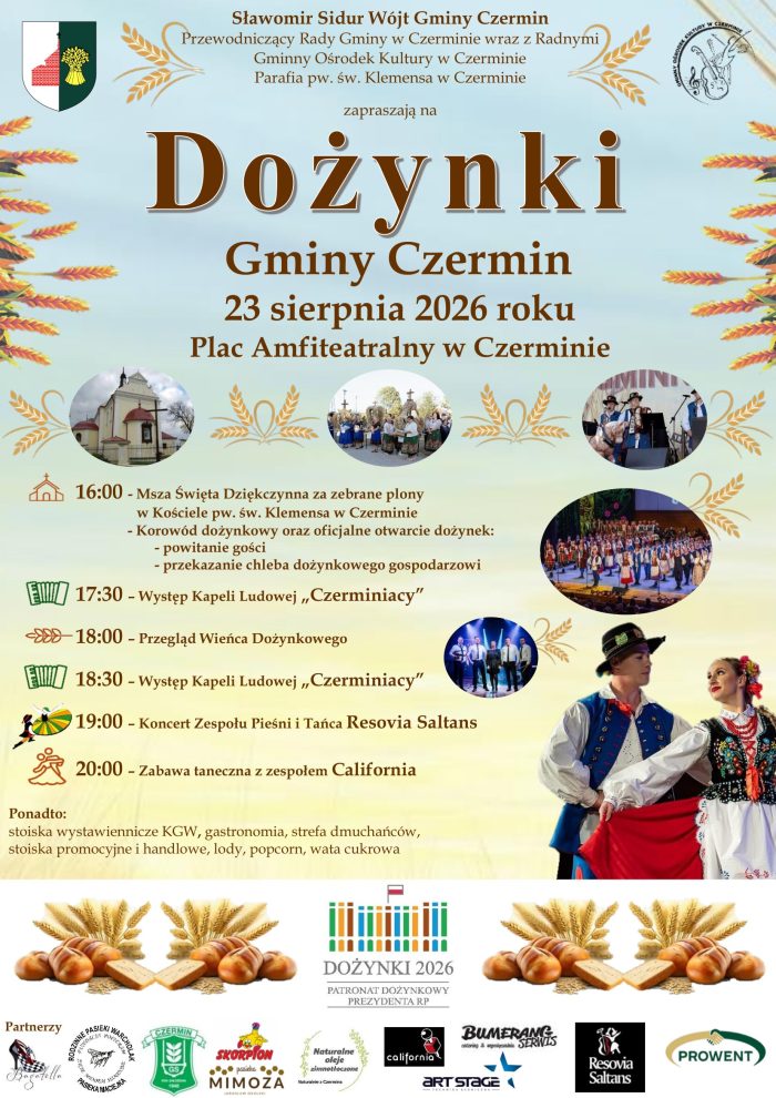 Miniaturka artykułu Dożynki Gminy Czermin