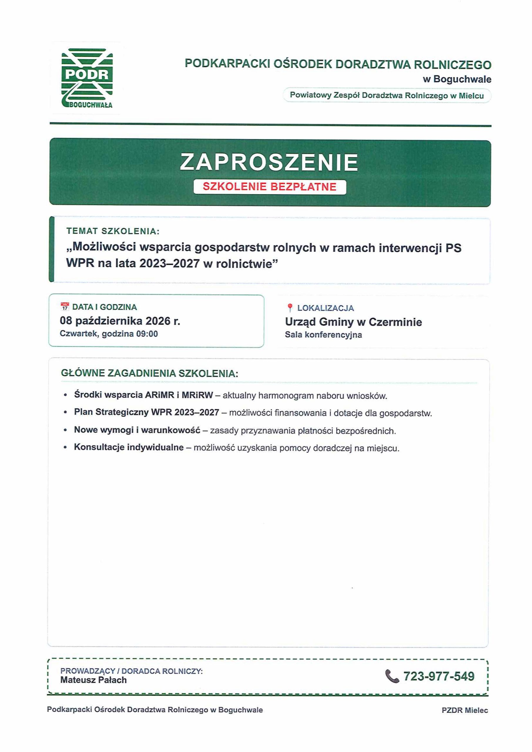 Miniaturka artykułu Szkolenie PODR
