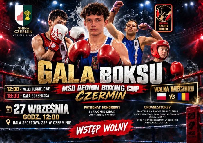 Miniaturka artykułu 27.09.2026 – GALA BOKSU W CZERMINIE