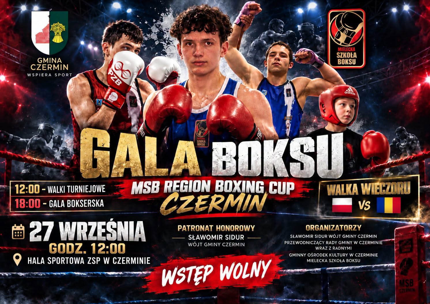 Miniaturka artykułu 27.09.2026 – GALA BOKSU W CZERMINIE